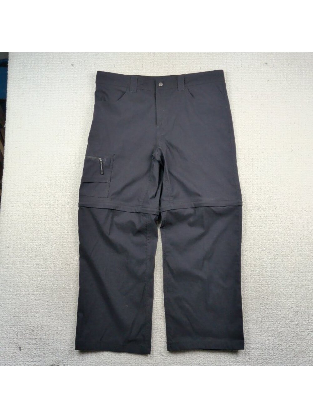 VTG chlorophylle Gorpcore Baggy Wide Zip Off Convertible Cargo Pants Men 38 Y2K